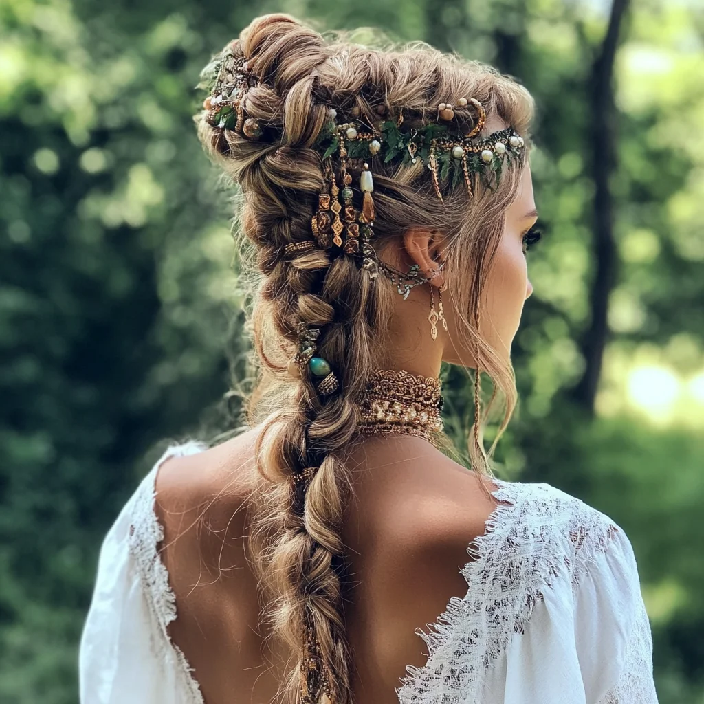 Bohemian Braids: A Romantic Twist on Classic Elegance