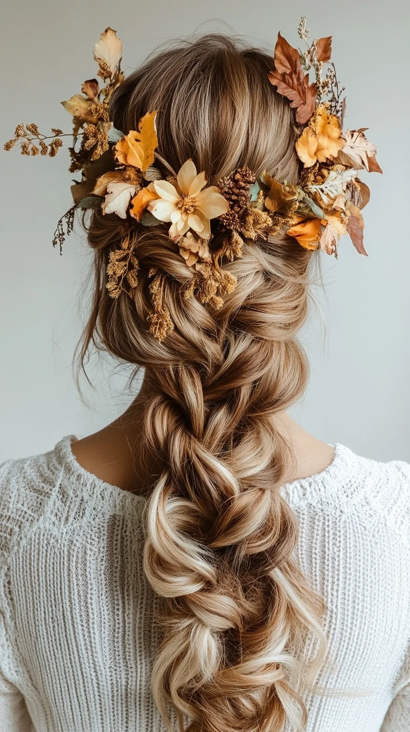 Bohemian Braids: Embrace Nature with Floral Accents