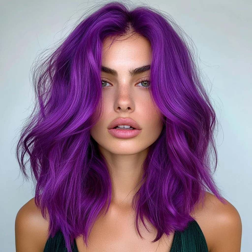 Bold and Beautiful: Embrace the Allure of Vibrant Purple Waves