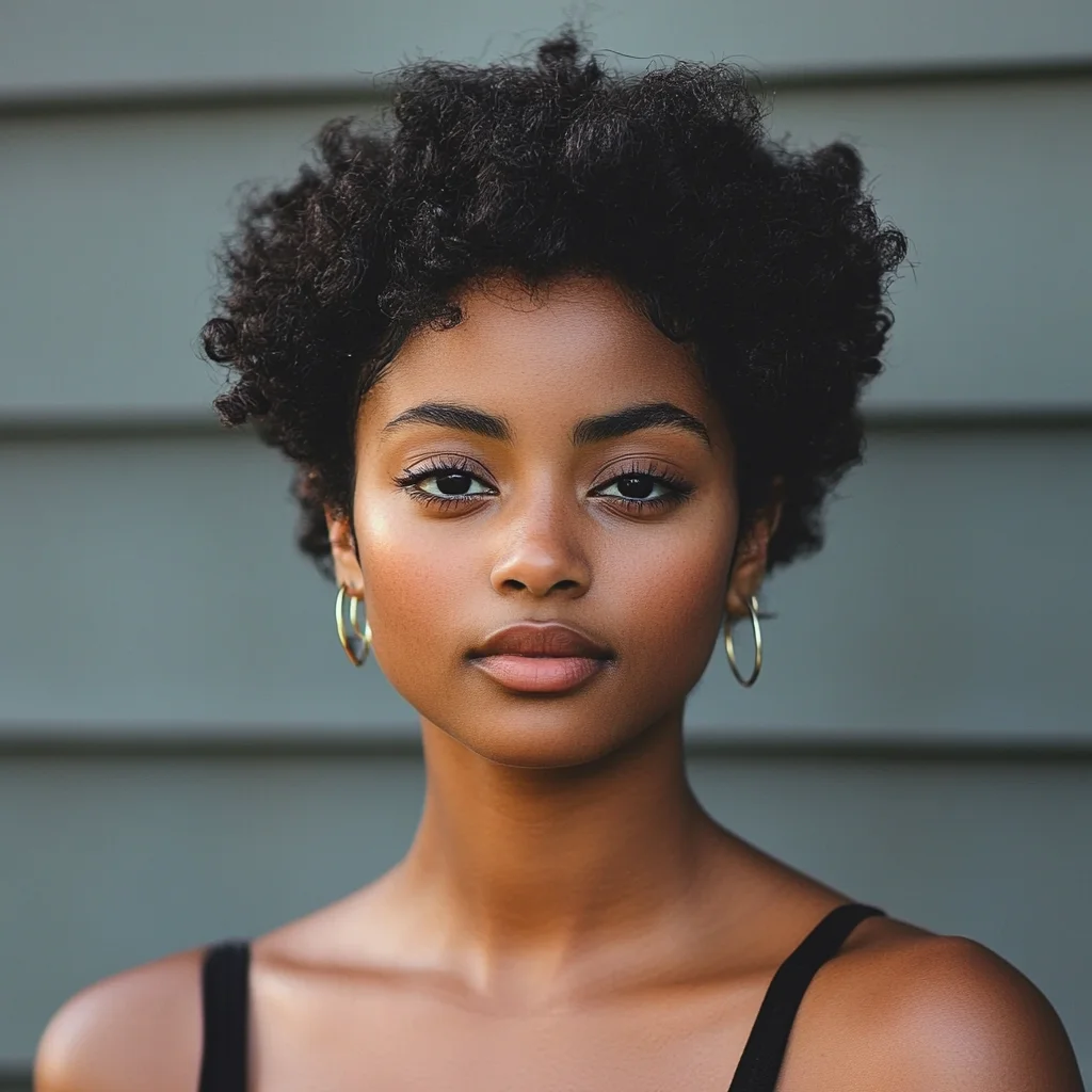 Bold and Beautiful: Embrace the Voluminous Natural Afro Hairstyle