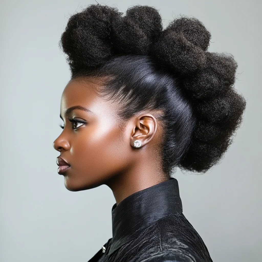 Bold and Beautiful: The Dramatic Puff Updo for a Stunning Statement