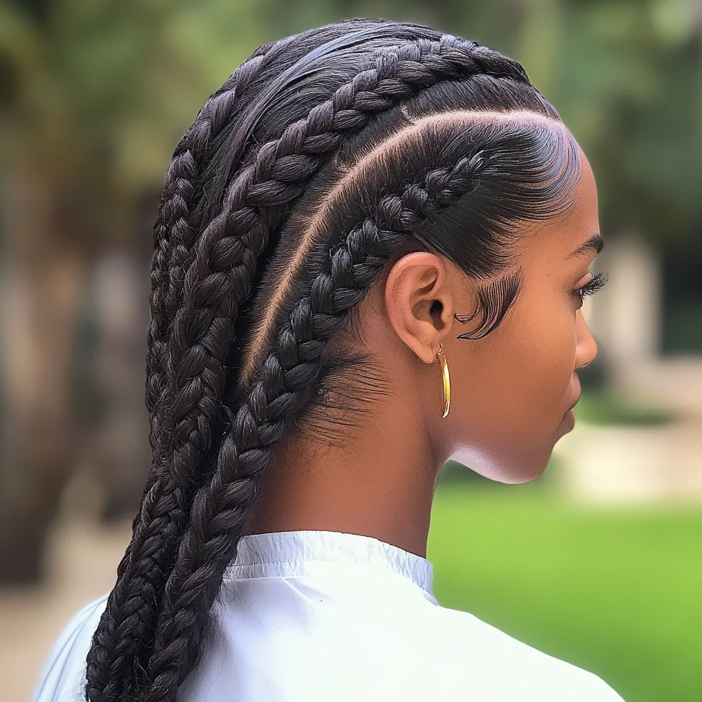 Bold and Chic: Intricate Braids with a Modern Twist