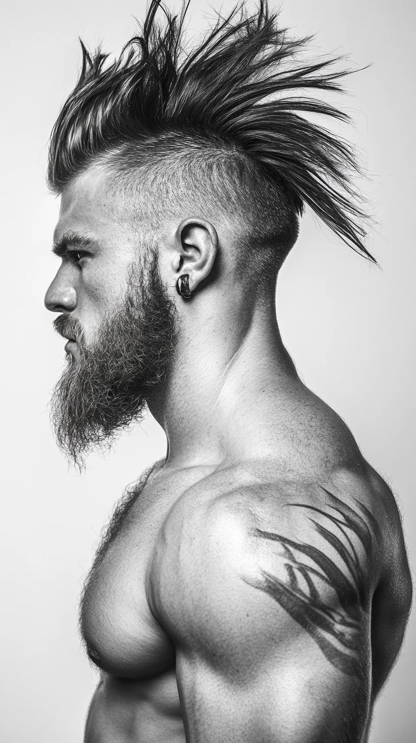 Bold and Edgy: The Mohawk with a Modern Twist