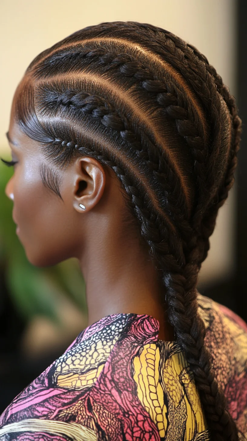 Bold and Intricate Cornrow Braids for a Stunning Statement Look