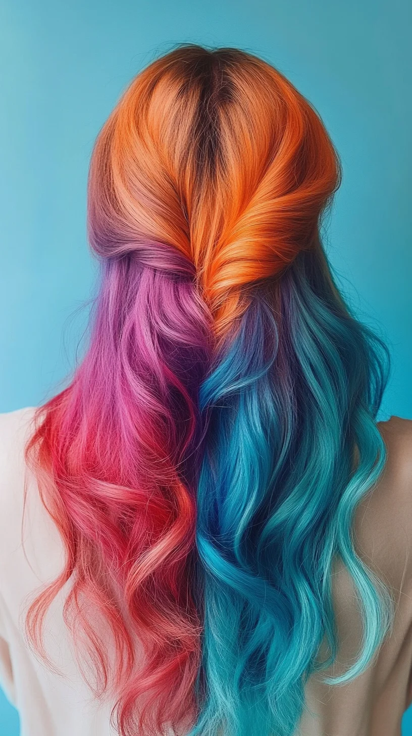 Bold and Vibrant: The Eye-Catching Ombré Twist for Creative Souls