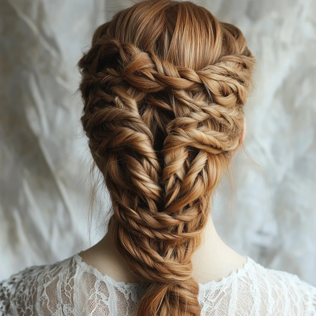 Braided Elegance: Stunning Intertwined Braids for a Chic Look