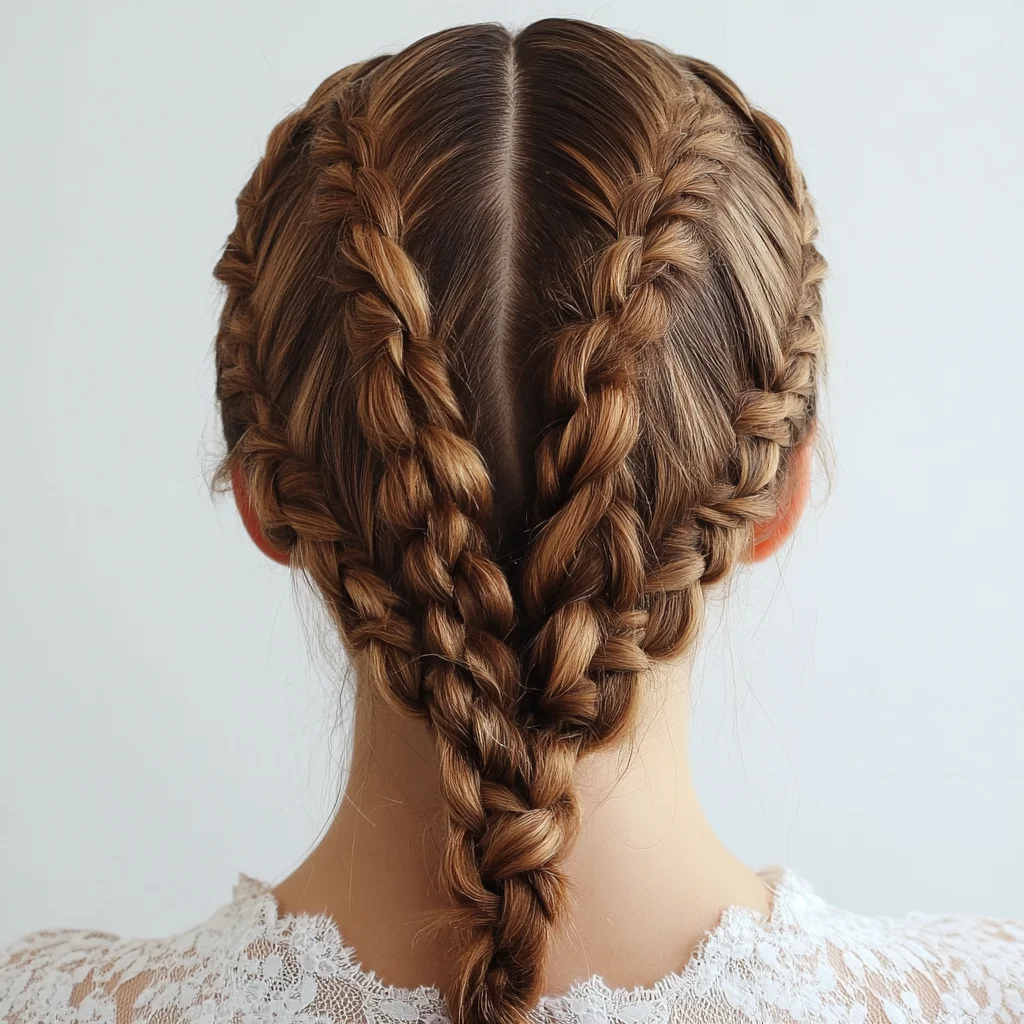 Braided Perfection: Elegant Double Dutch Braids for Any Occasion