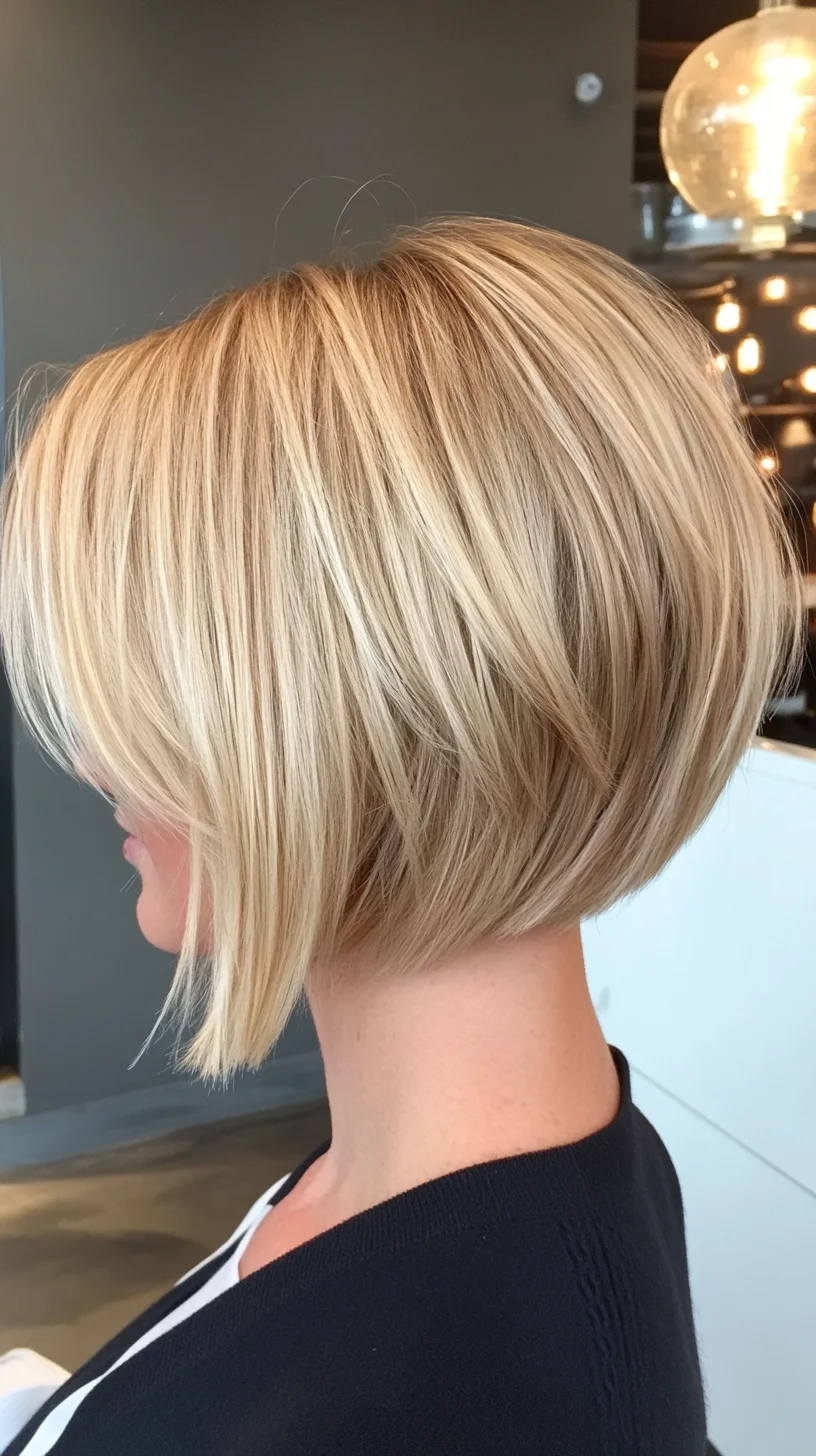 Chic and Modern Blunt Bob with Effortless Layers