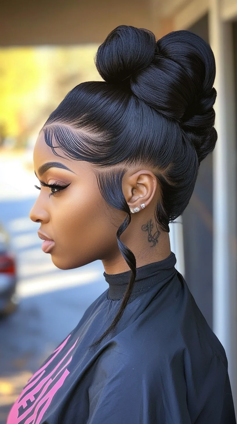 Chic Twisted Bun: Elevate Your Style with Elegance and Edge