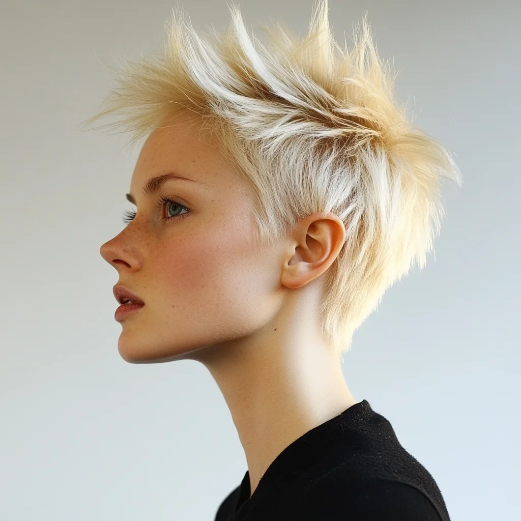 Edgy Textured Pixie: Effortless Style with Bold Attitude