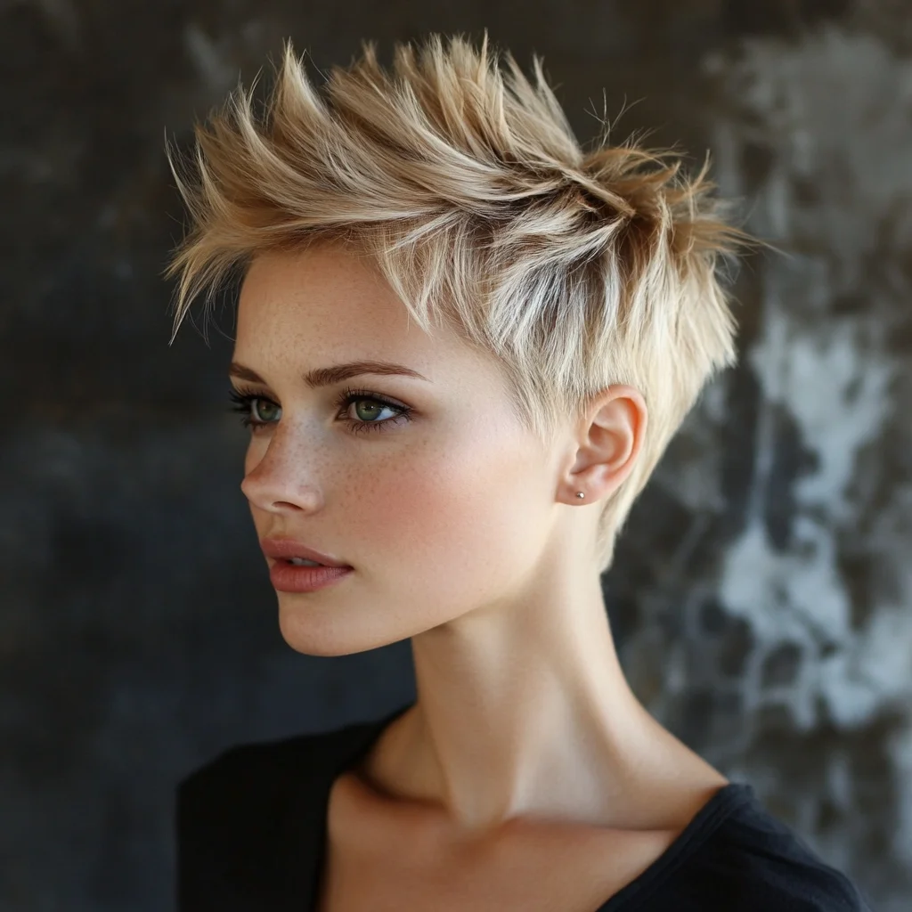 Edgy Textured Pixie: The Bold Statement Style for Modern Trendsetters