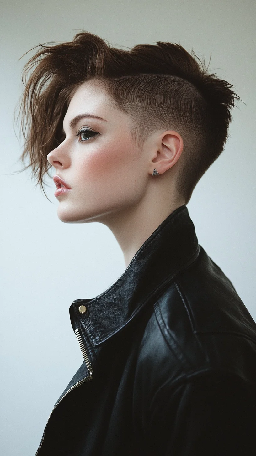 Edgy Undercut with Textured Volume for a Bold Statement