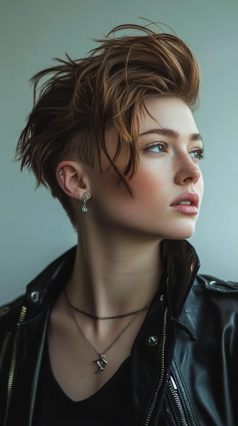 Edgy Undercut with Textured Waves for a Bold, Modern Look