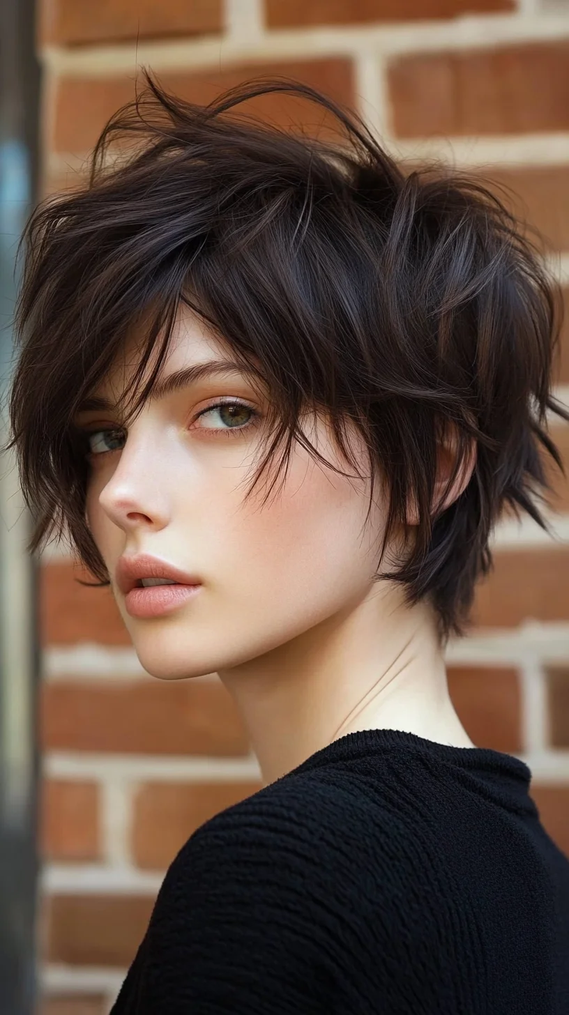 Effortless Chic: The Modern Textured Pixie Cut for a Bold Look