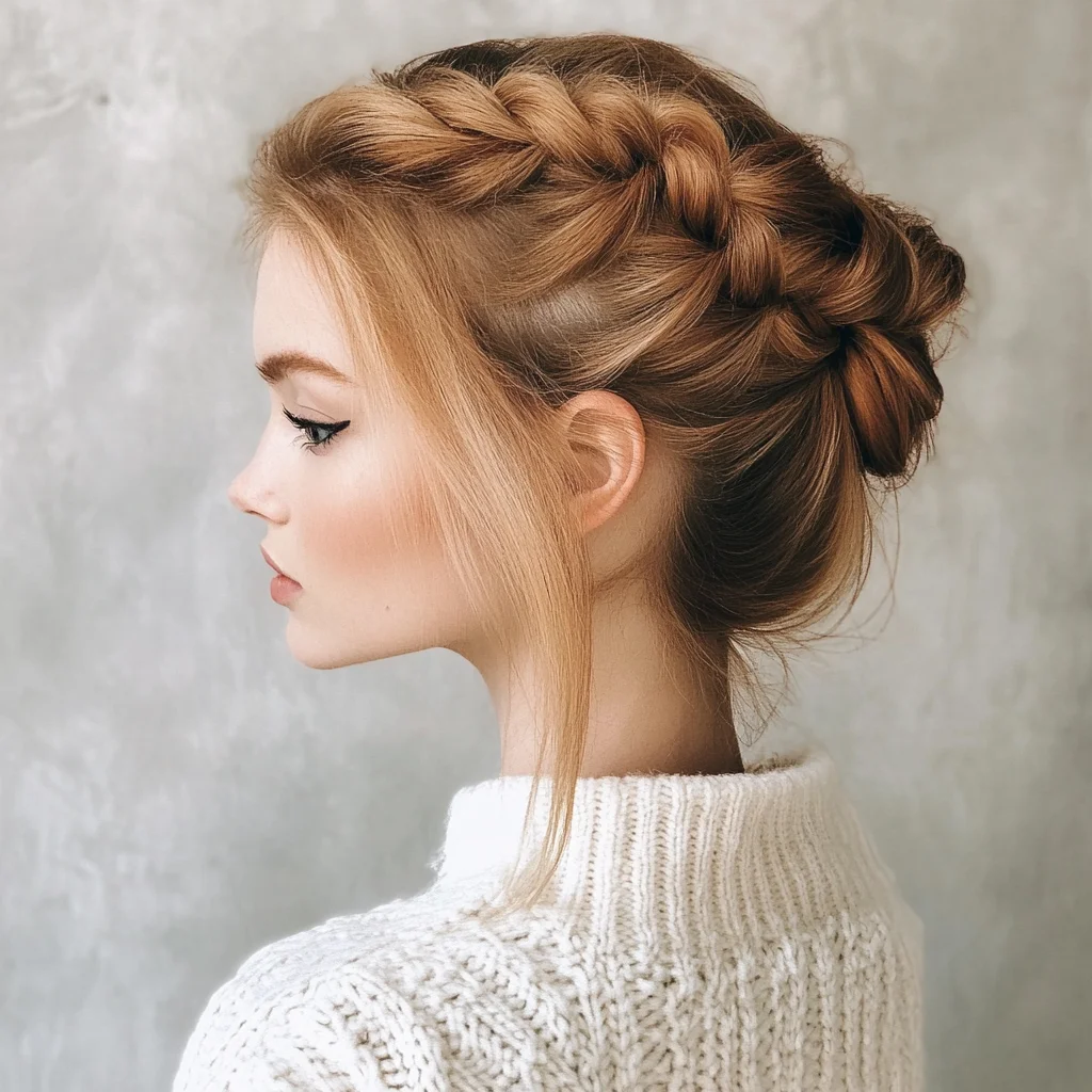 Effortless Elegance: Master the Classic Crown Braid with a Modern Twist