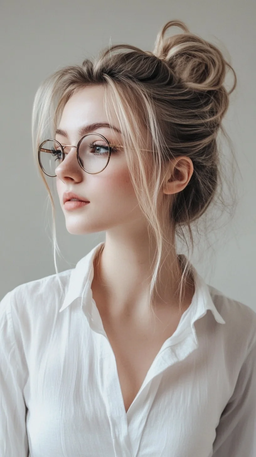 Effortless Elegance: The Chic Messy Bun for a Stylish Everyday Look