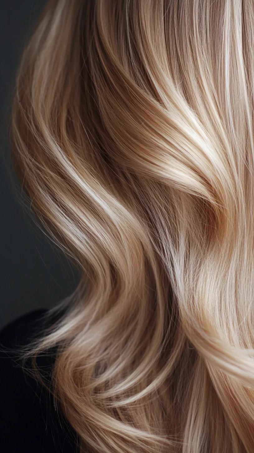 Effortless Glamour: Stunning Waves that Enhance Shine and Volume