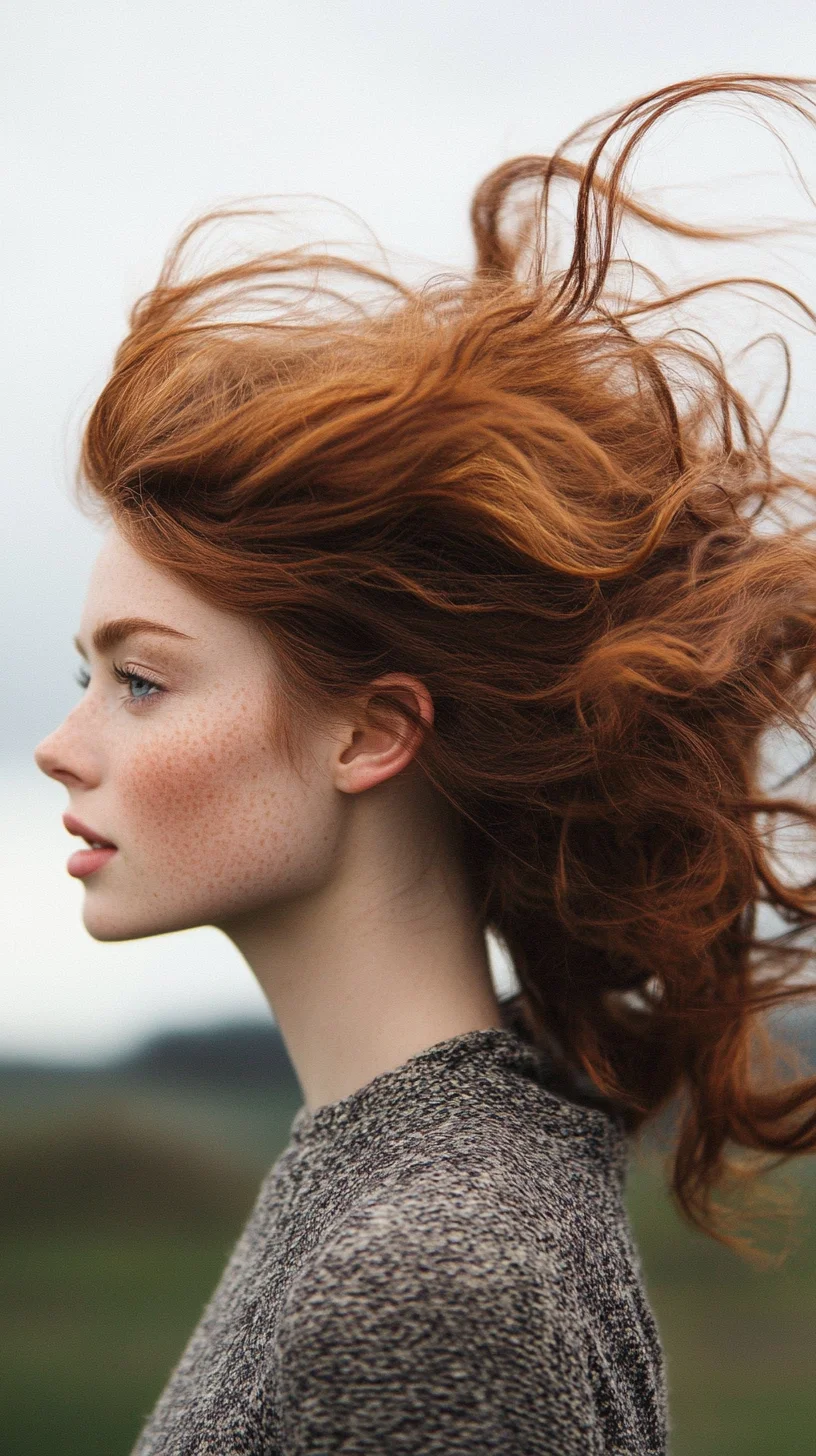 Effortless Volume and Movement: The Wildly Beautiful Red Hair Look