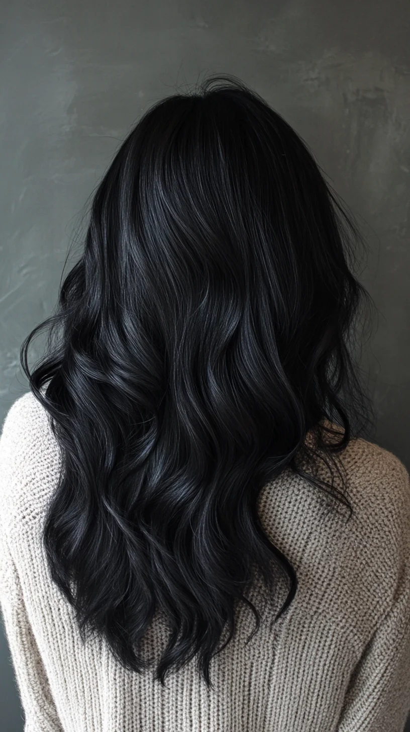 Effortless Waves: Achieve Full-Bodied Texture with a Stunning Dark Shine