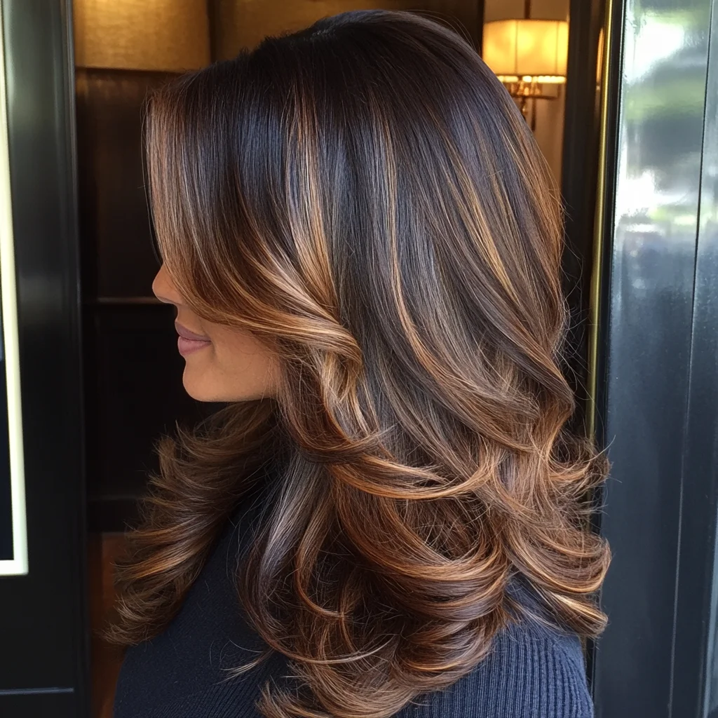 Effortless Waves: Perfectly Blended Layers for a Voluminous Look