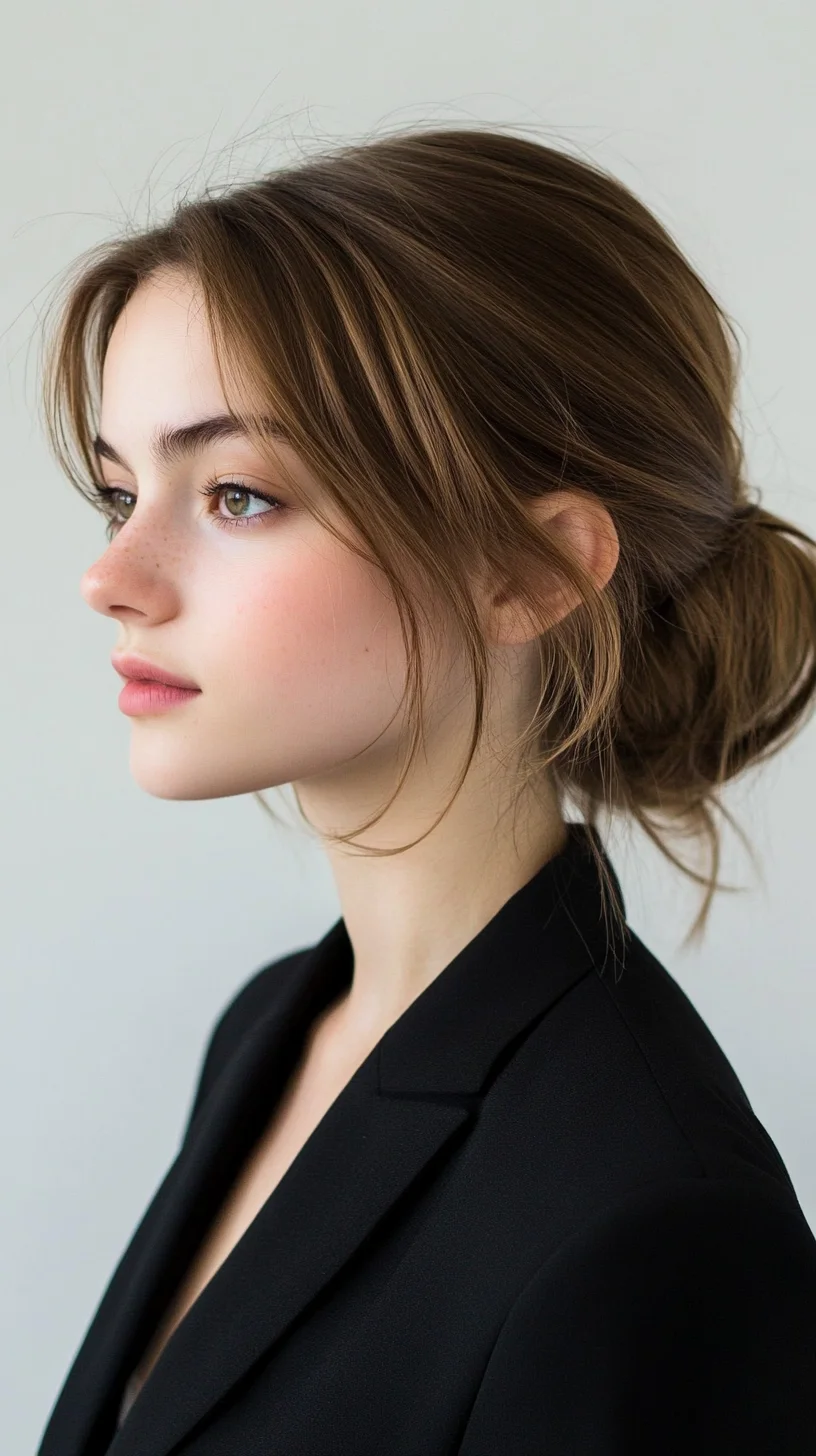 Effortlessly Chic Bun: A Timeless Style for Effortless Elegance