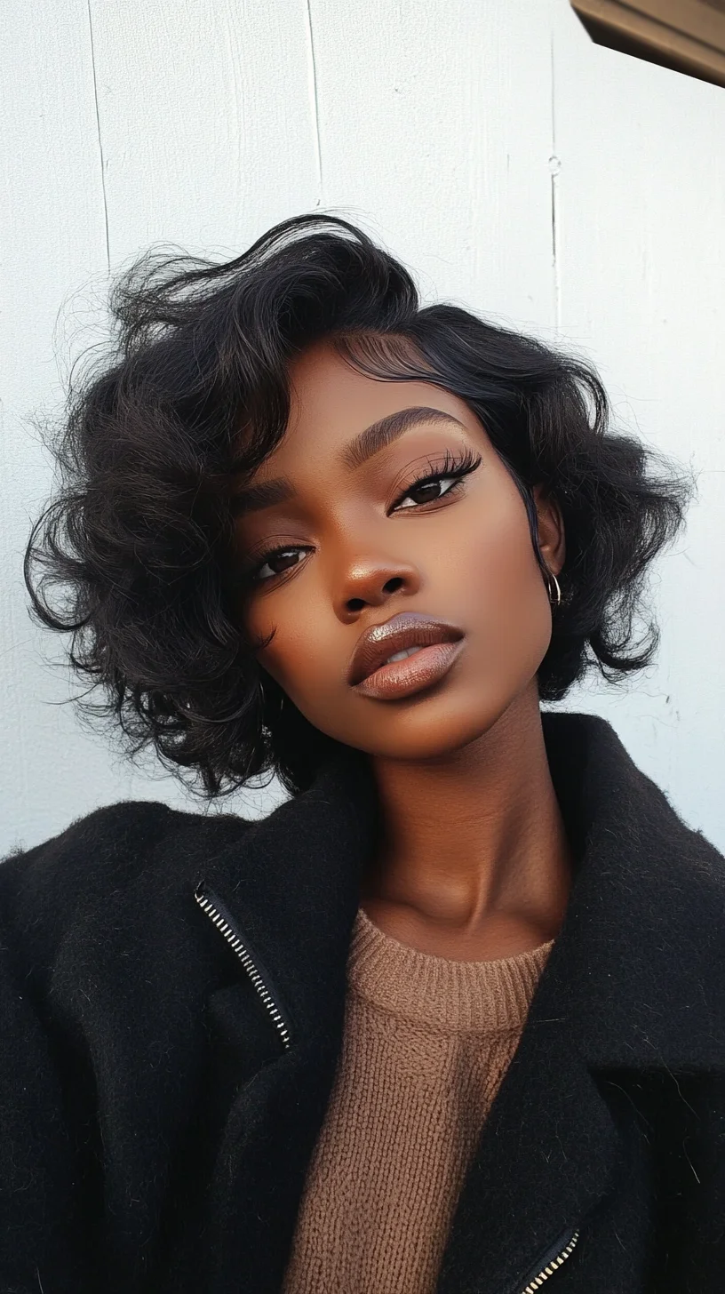 Effortlessly Chic: Embrace the Bold Beauty of Defined Waves