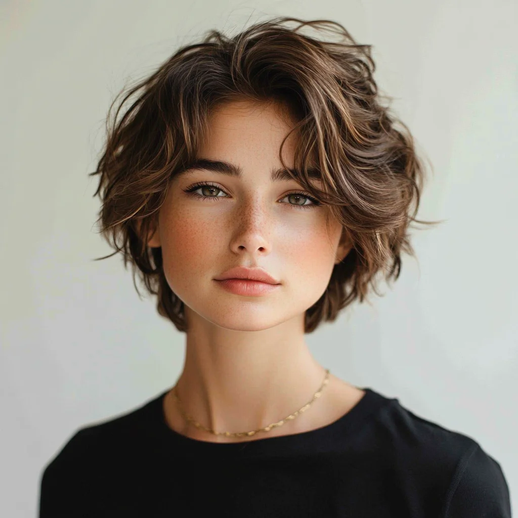 Effortlessly Chic: Embrace the Modern Tousled Bob for a Relaxed Vibe