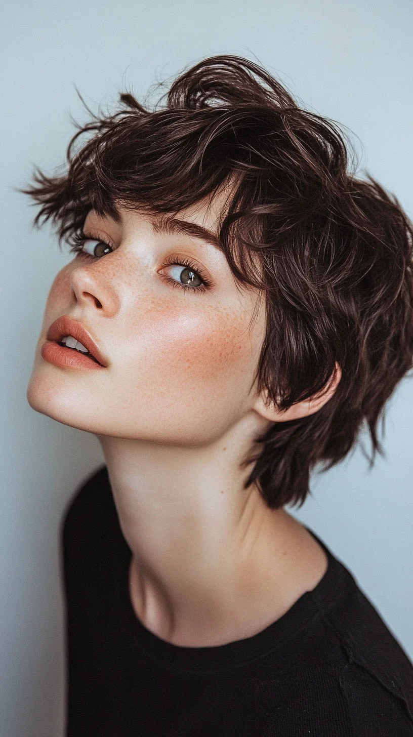 Effortlessly Chic: Embrace the Textured Pixie Cut for a Bold Look!