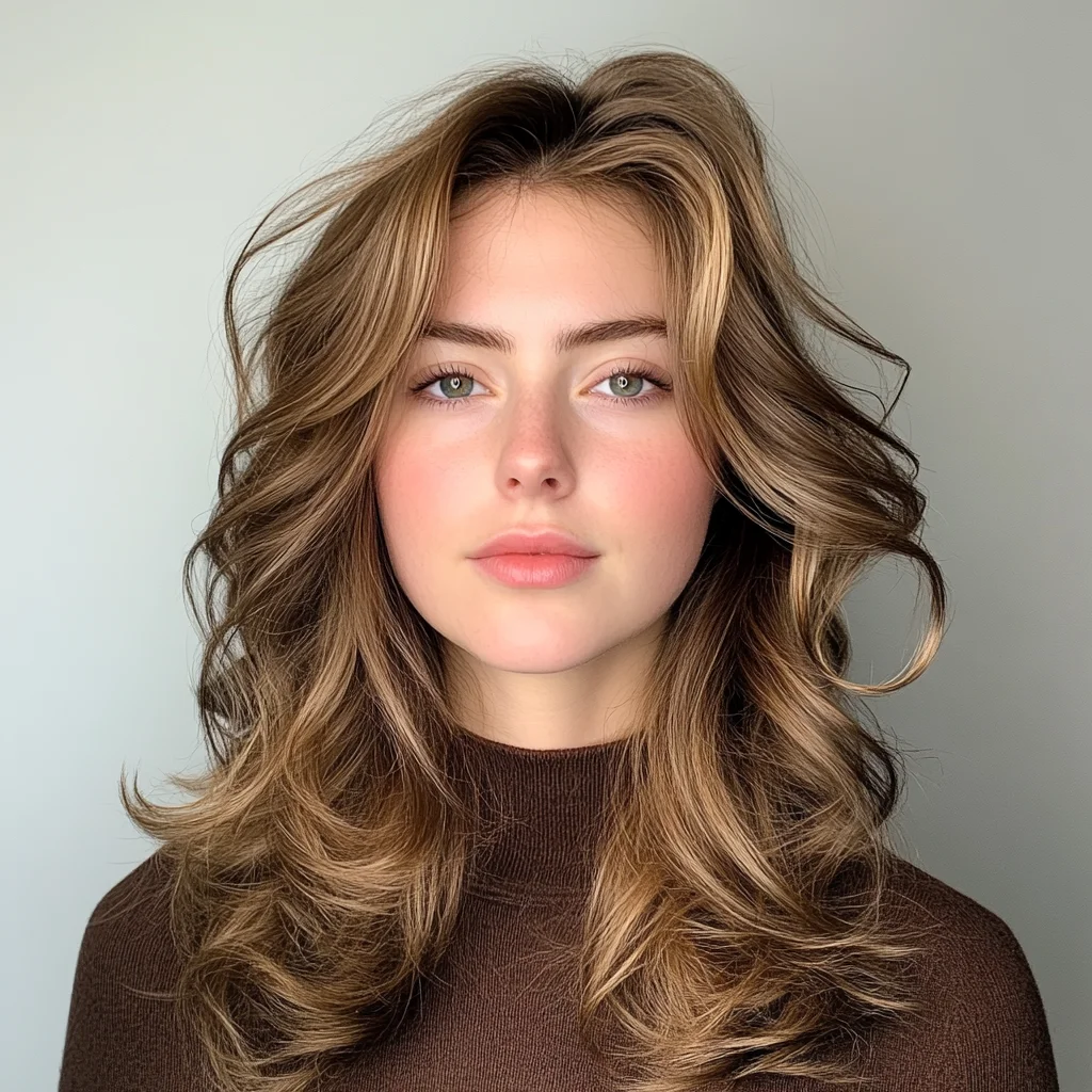 Effortlessly Chic Layered Waves for a Look that Stuns