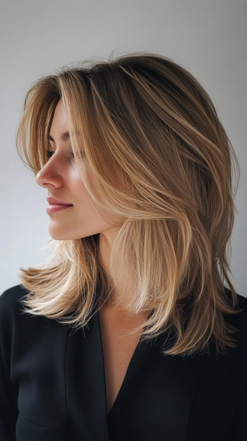 Effortlessly Chic Layered Waves for a Modern Look