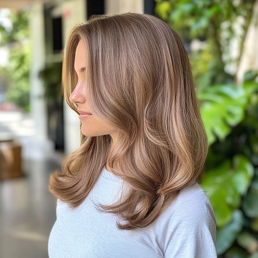 Effortlessly Chic: Luxe Long Layers with Soft Waves for Stunning Volume