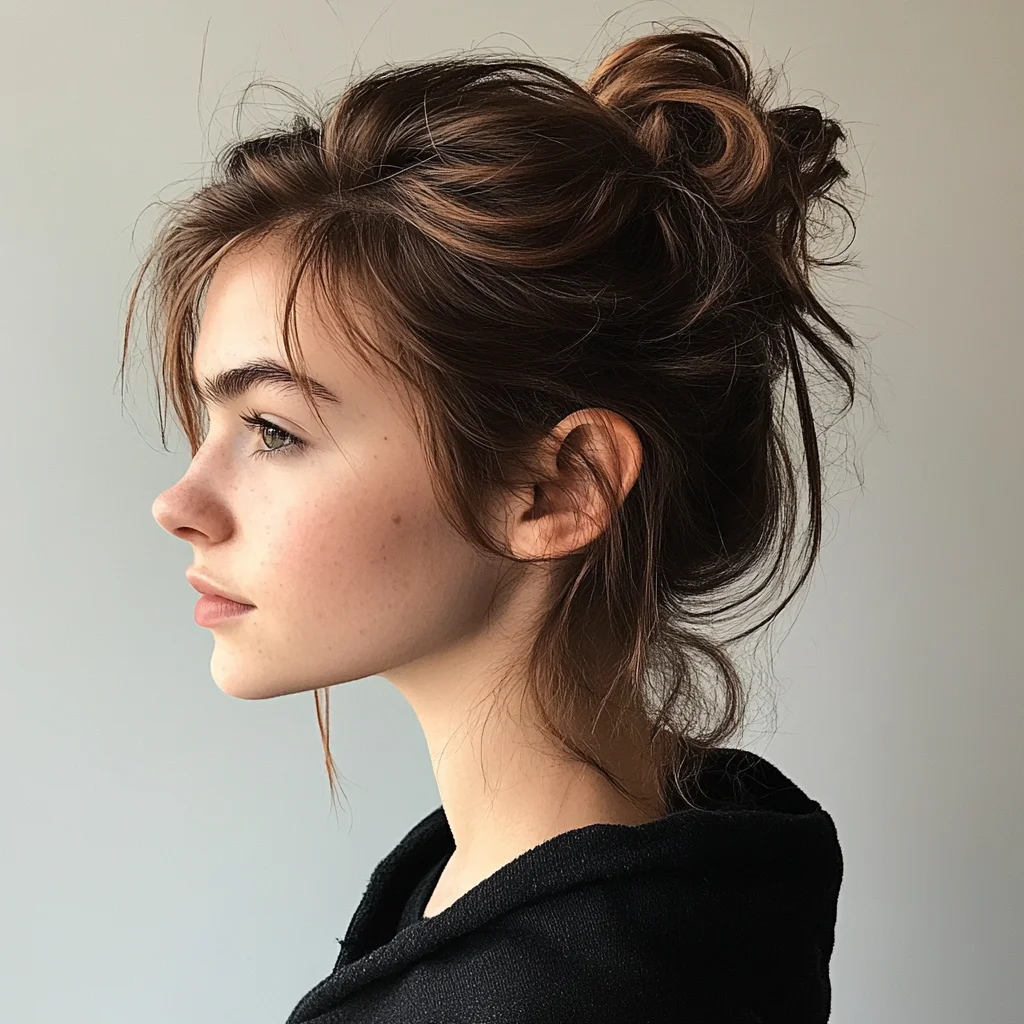 Effortlessly Chic Messy Bun: The Perfect Blend of Style and Casual Elegance