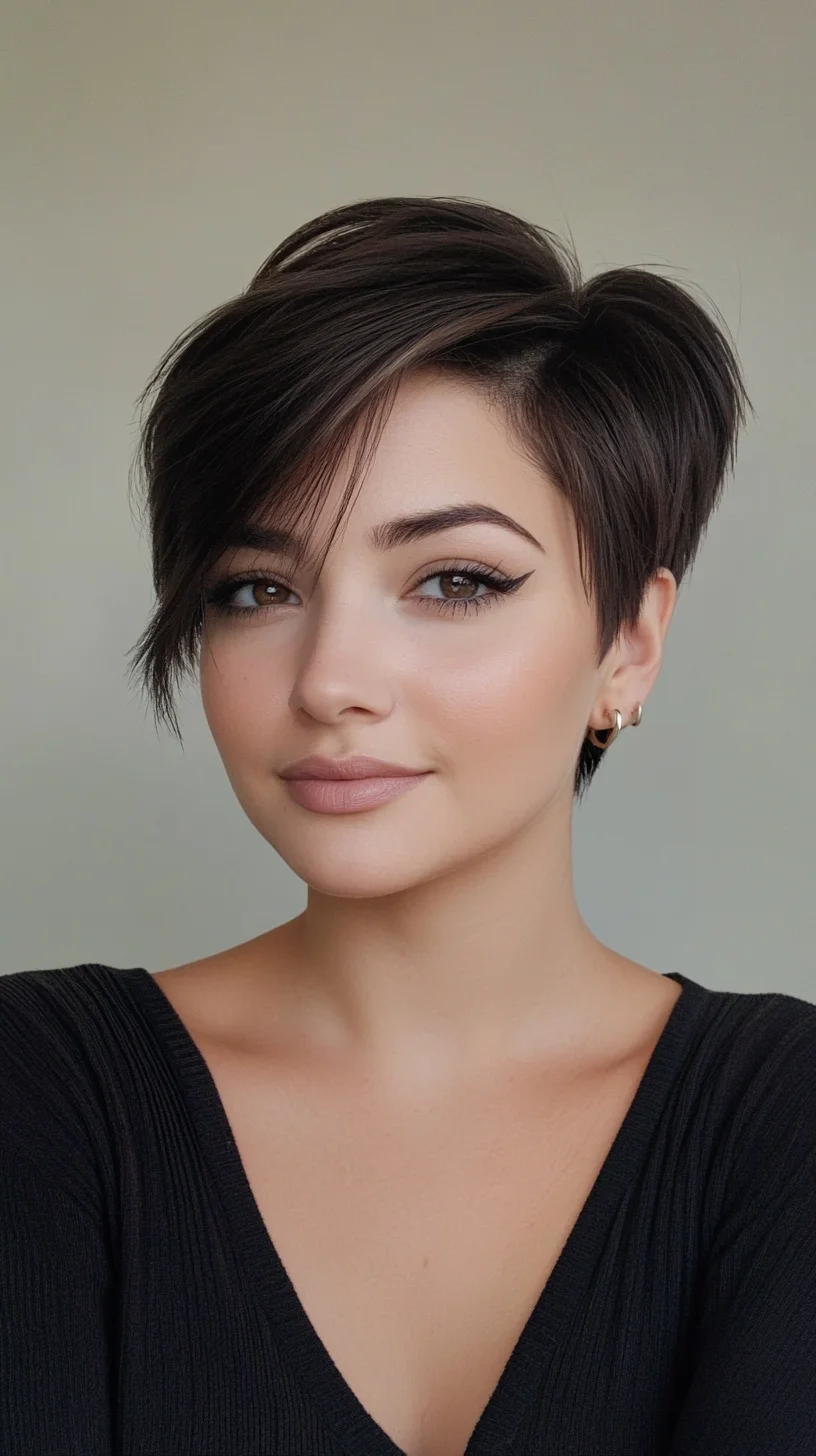 Effortlessly Chic Pixie Cut: A Modern Spin on Timeless Elegance