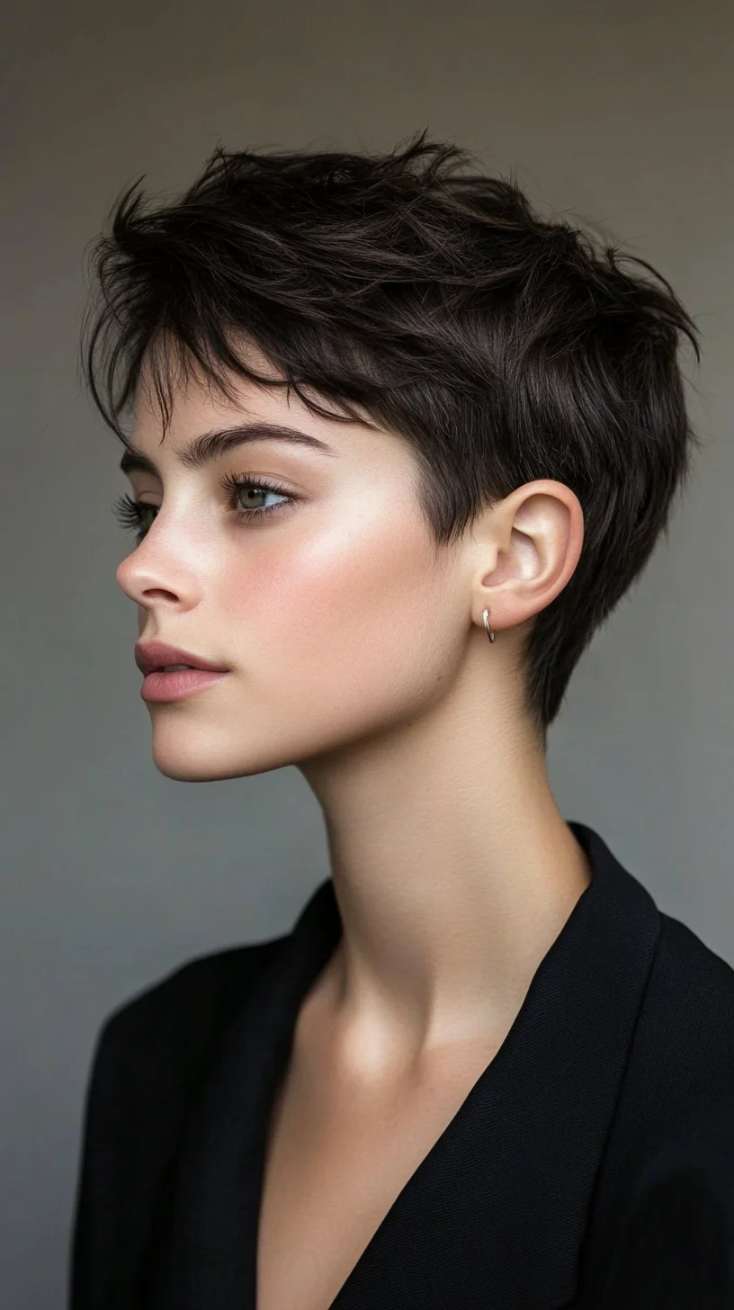 Effortlessly Chic Pixie: The Bold Haircut for Modern Elegance