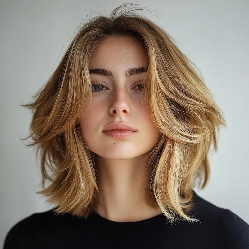 Effortlessly Chic Shag: Embrace Volume and Movement in Your Hair