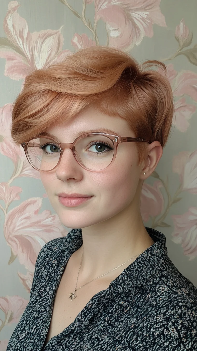 Effortlessly Chic Short Haircut with Soft Waves for a Modern Look