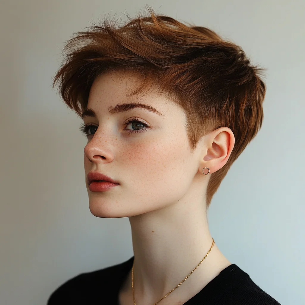 Effortlessly Chic Short Pixie Cut for a Bold Statement