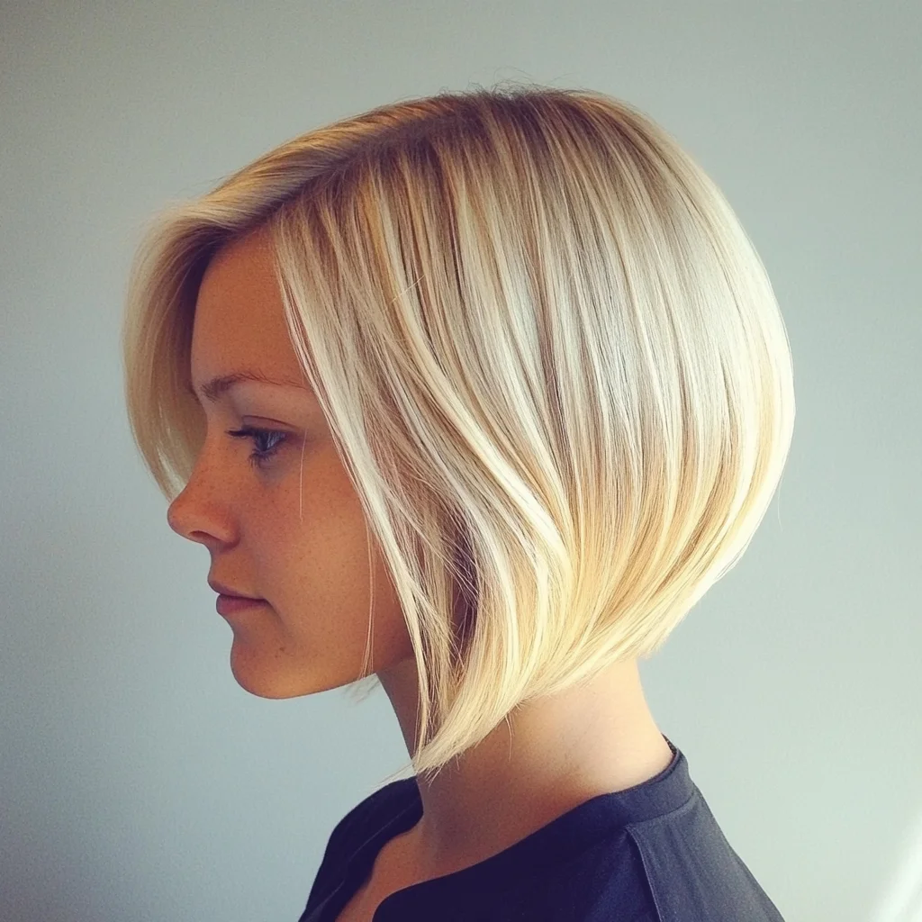 Effortlessly Chic: The Blunt Bob with Soft Layers for a Modern Touch