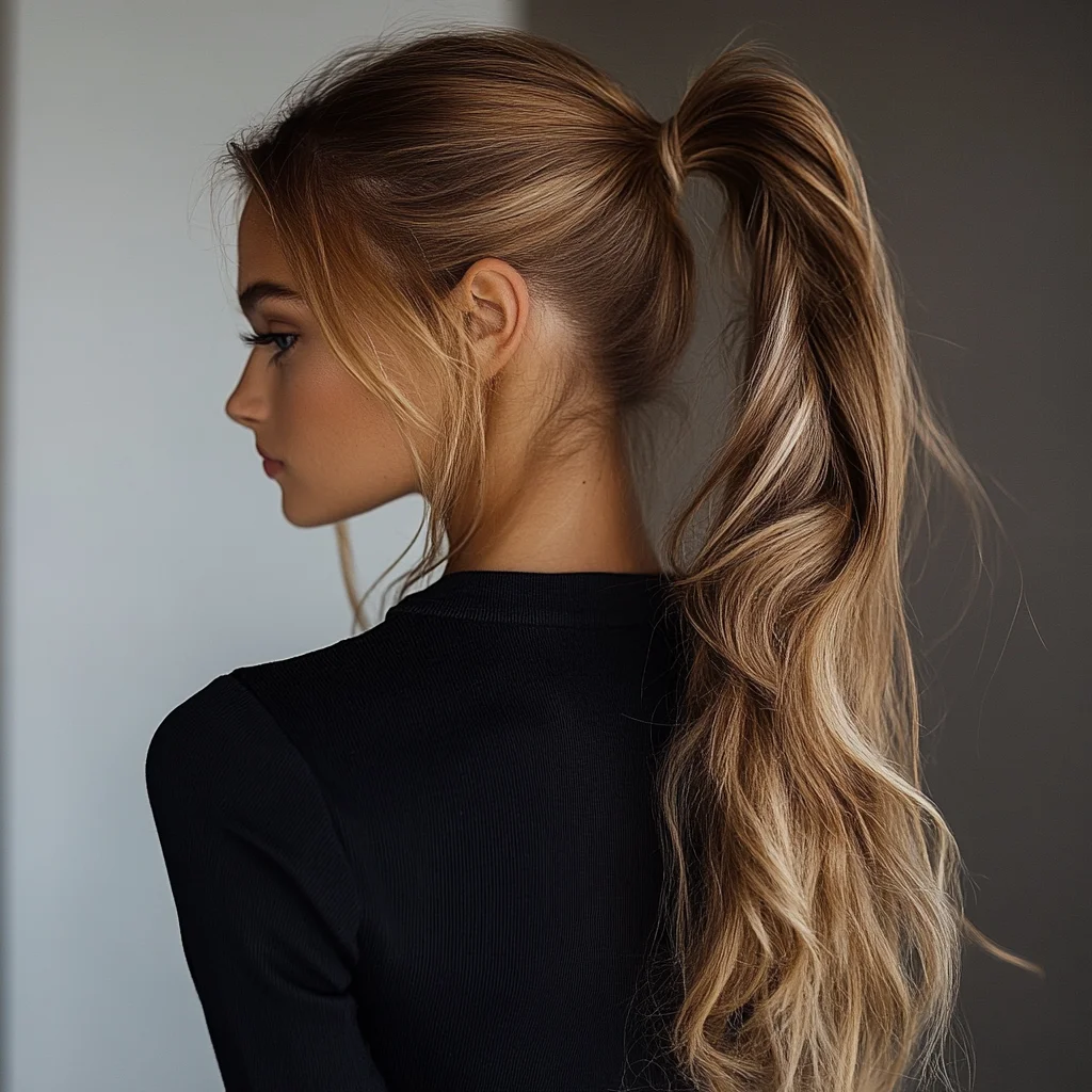 Effortlessly Chic: The Long Wavy Ponytail for Every Occasion