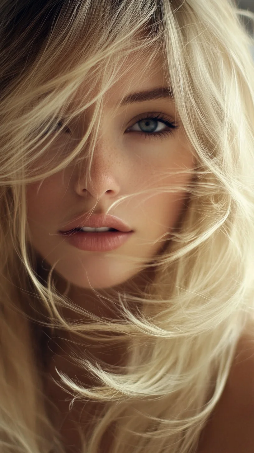 Effortlessly Chic: The Luminous Blonde Waves That Captivate