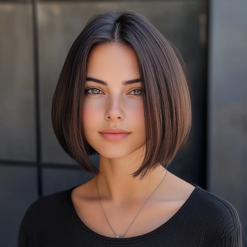 Effortlessly Chic: The Modern Blunt Bob for a Timeless Look