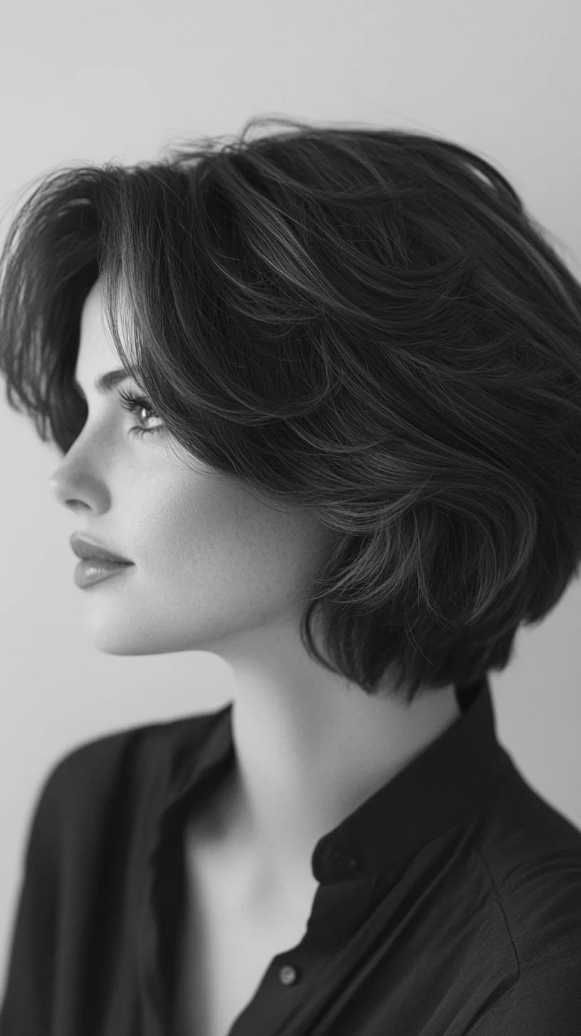 Effortlessly Chic: The Modern Shag Bob for a Trendy Look