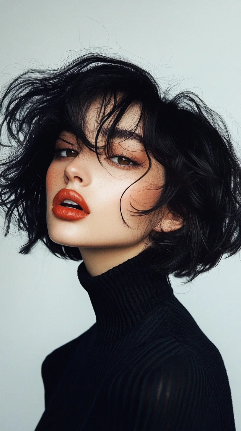 Effortlessly Chic: The Modern Textured Bob for a Bold Statement