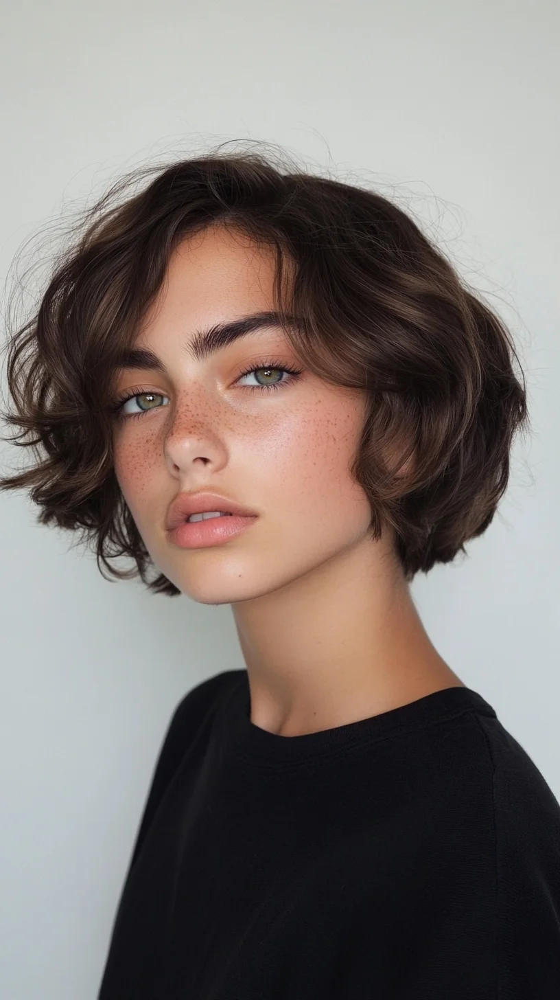 Effortlessly Chic: The Modern Textured Bob for a Flawless Look