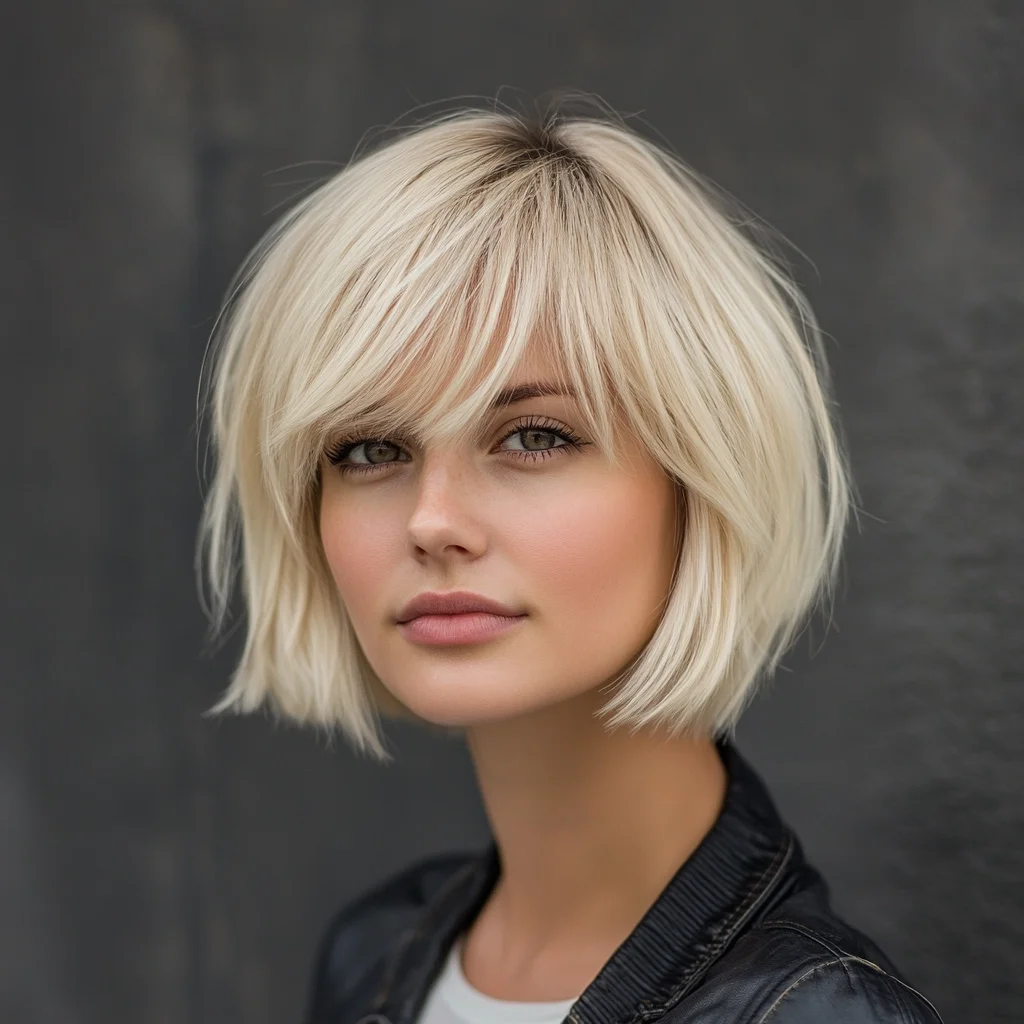 Effortlessly Chic: The Modern Textured Bob for a Fresh Look