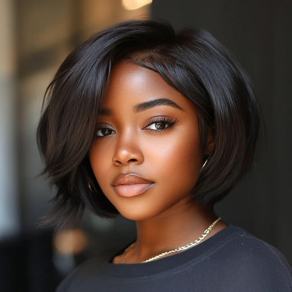 Effortlessly Chic: The Modern Textured Bob That Turns Heads