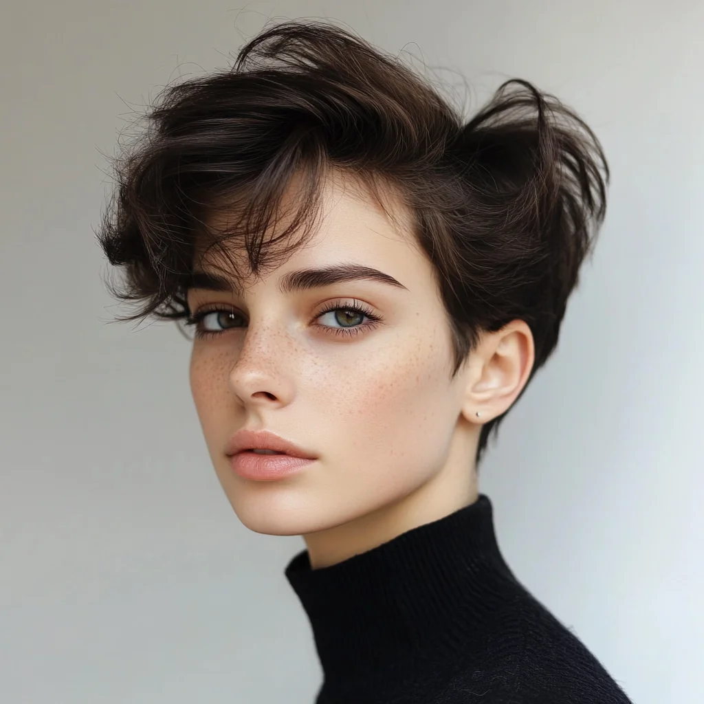 Effortlessly Chic: The Modern Textured Pixie Cut