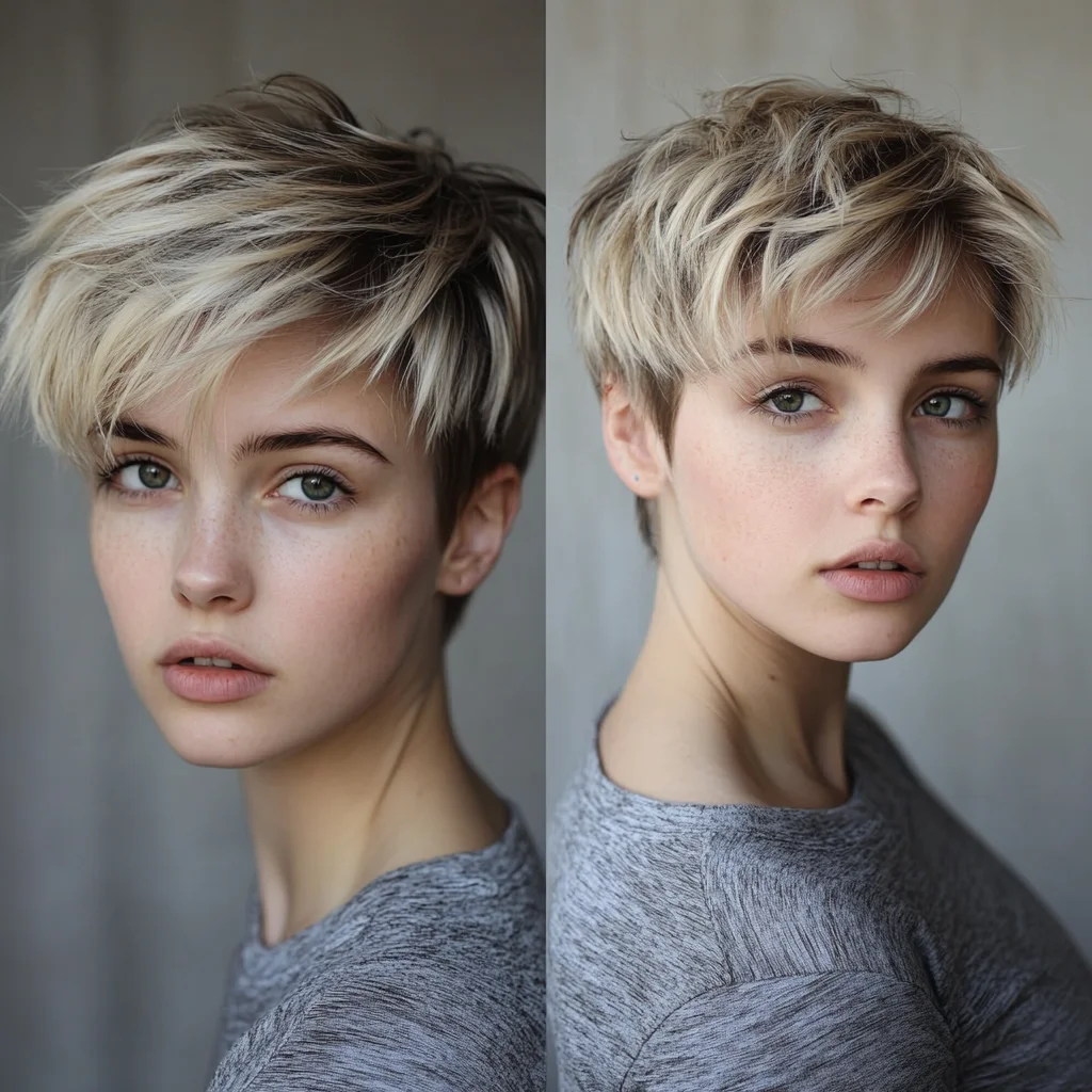 Effortlessly Chic: The Modern Textured Pixie Cut