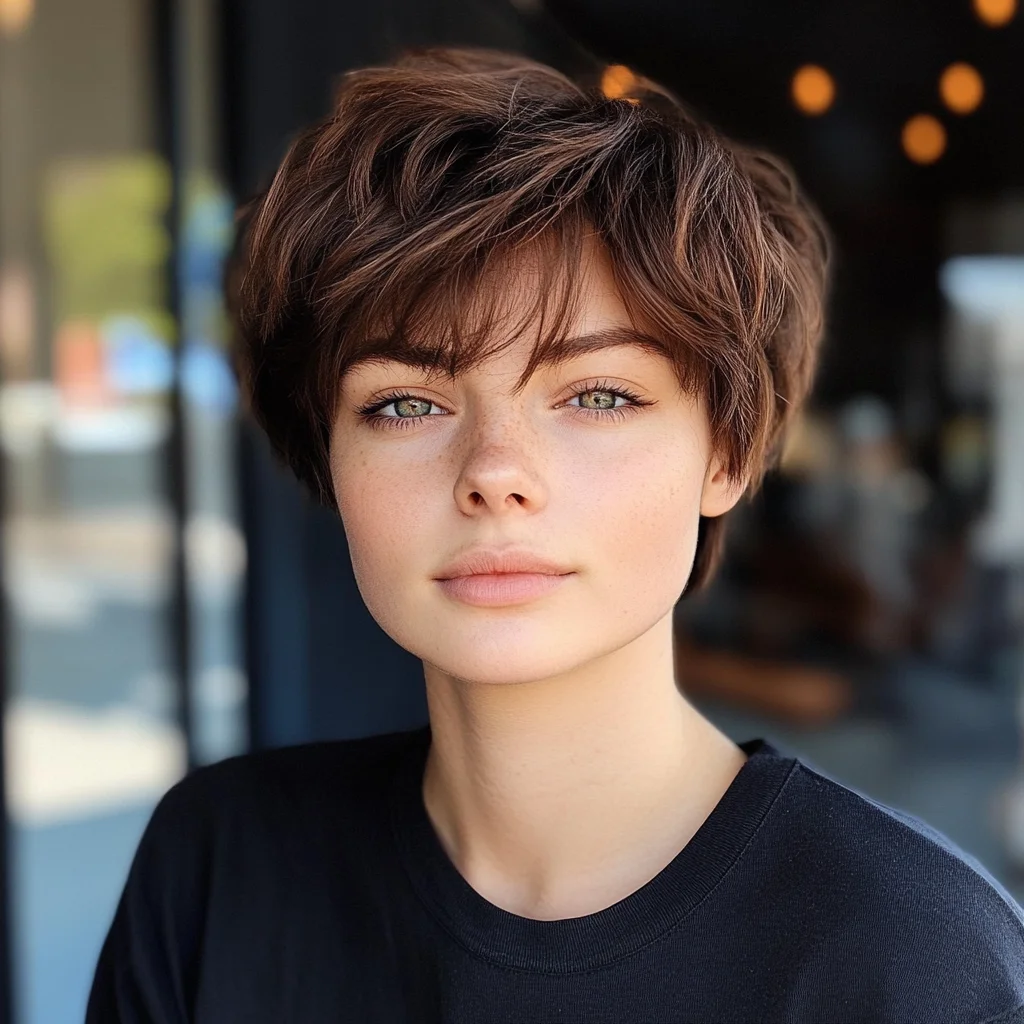 Effortlessly Chic: The Modern Textured Pixie Cut