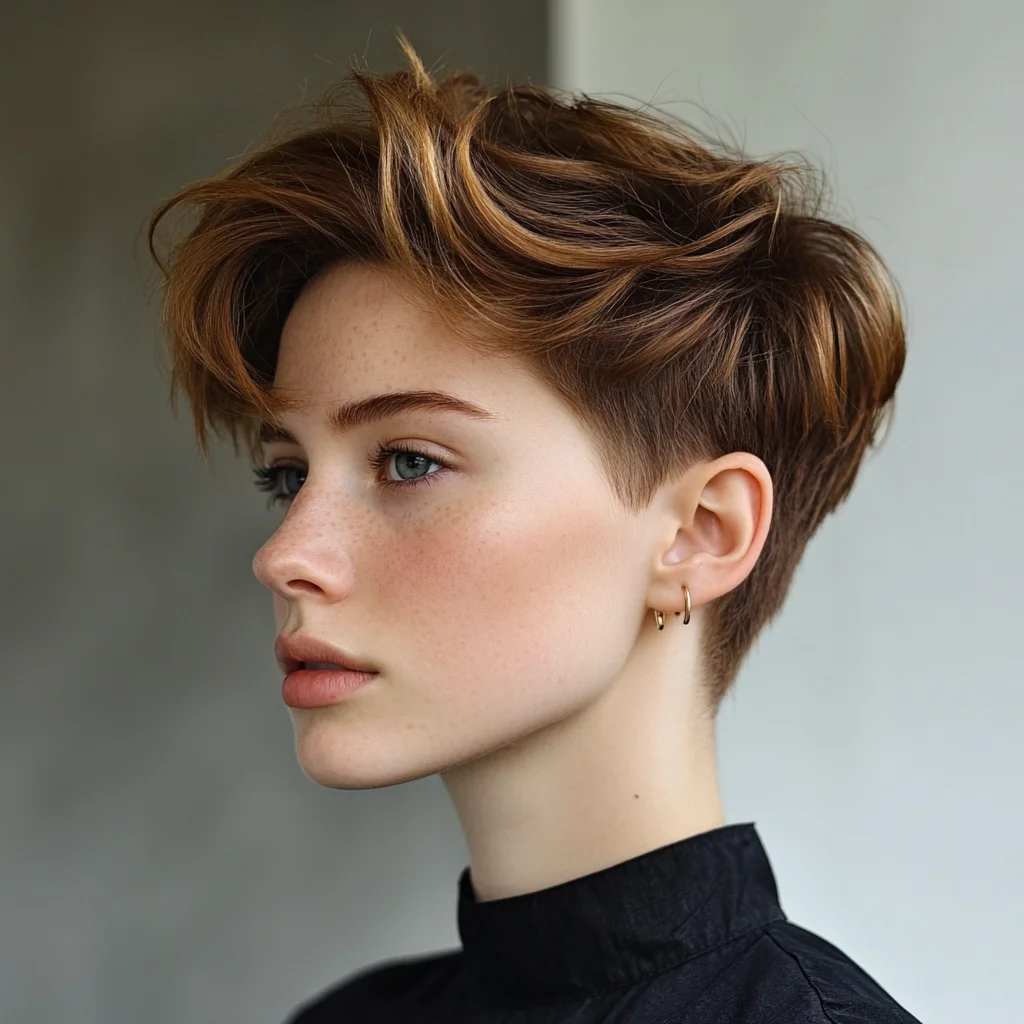 Effortlessly Chic: The Modern Textured Pixie Cut for a Bold Look